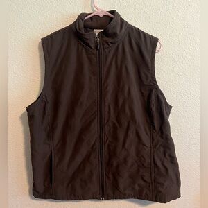 Gray Columbia Zip Up Vest Size Large